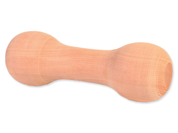 Hračka TRIXIE činka dřevěná oblá 250g