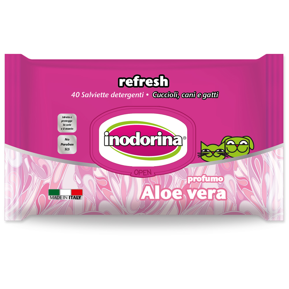 Ubrousky INODORINA Aloe Vera 40ks