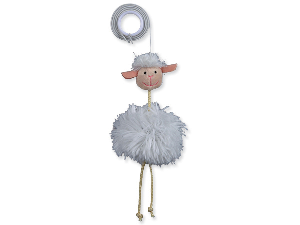 Hračka TRIXIE ovečka na gumičce 20 cm