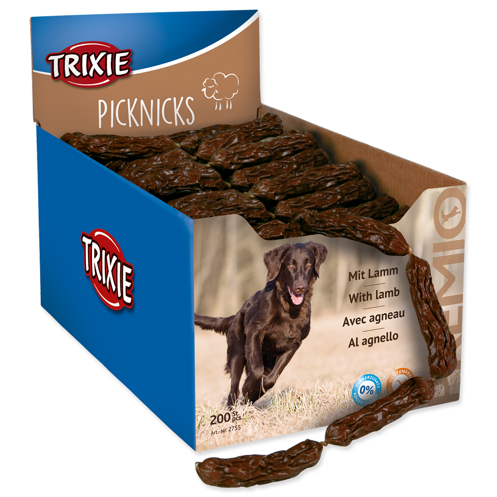 Pamlsek TRIXIE Dog Premio Picknicks klobása jehněčí 200ks