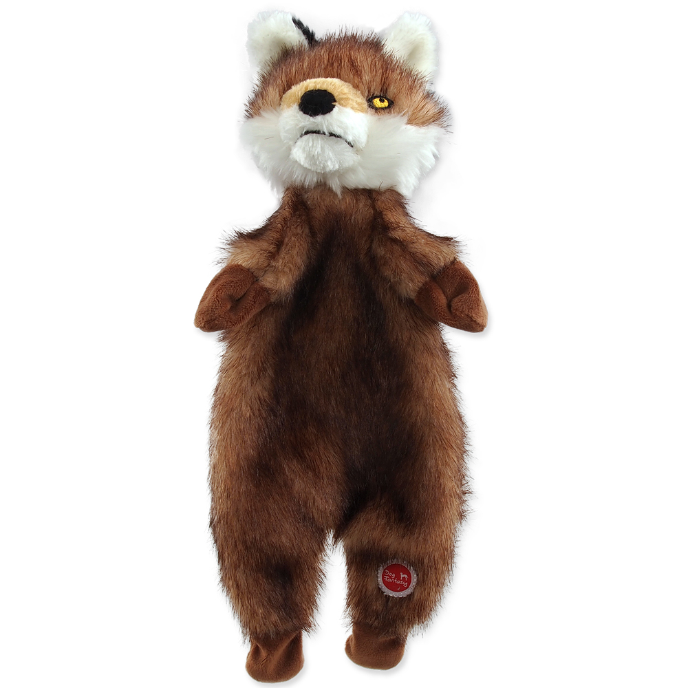 Hračka DOG FANTASY Skinneeez liška plyšová 50 cm
