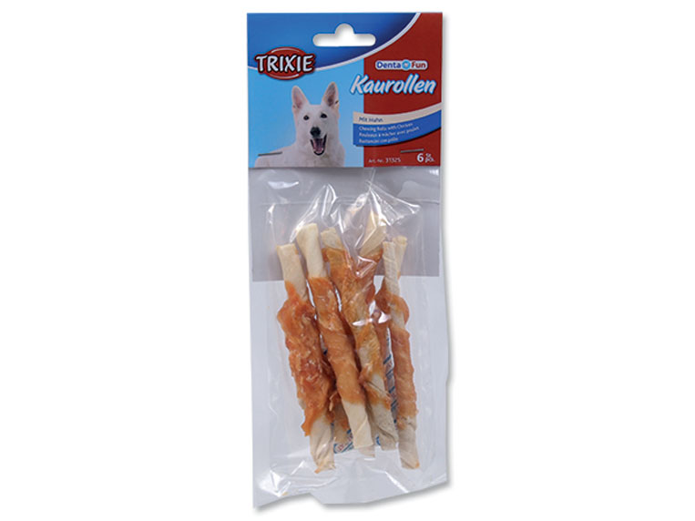 Tyčinky TRIXIE Dog Denta Fun s kuřecím masem 12 cm 70g