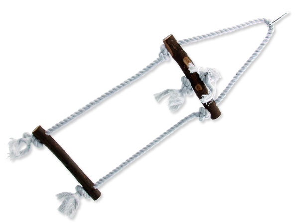 Žebřík BIRD JEWEL provazový + dřevěné příčky 50 cm