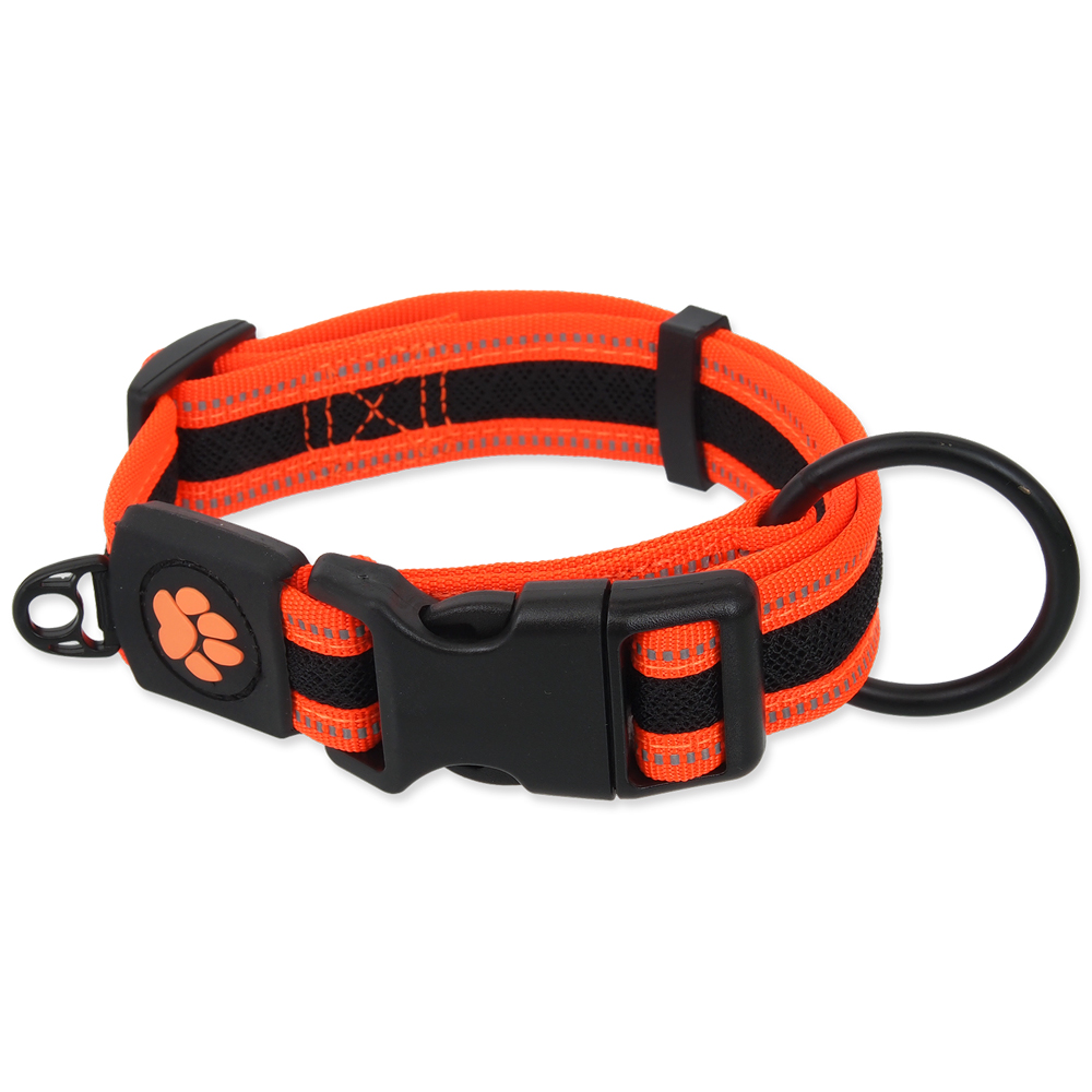 Obojek ACTIVE DOG Fluffy oranžový XL