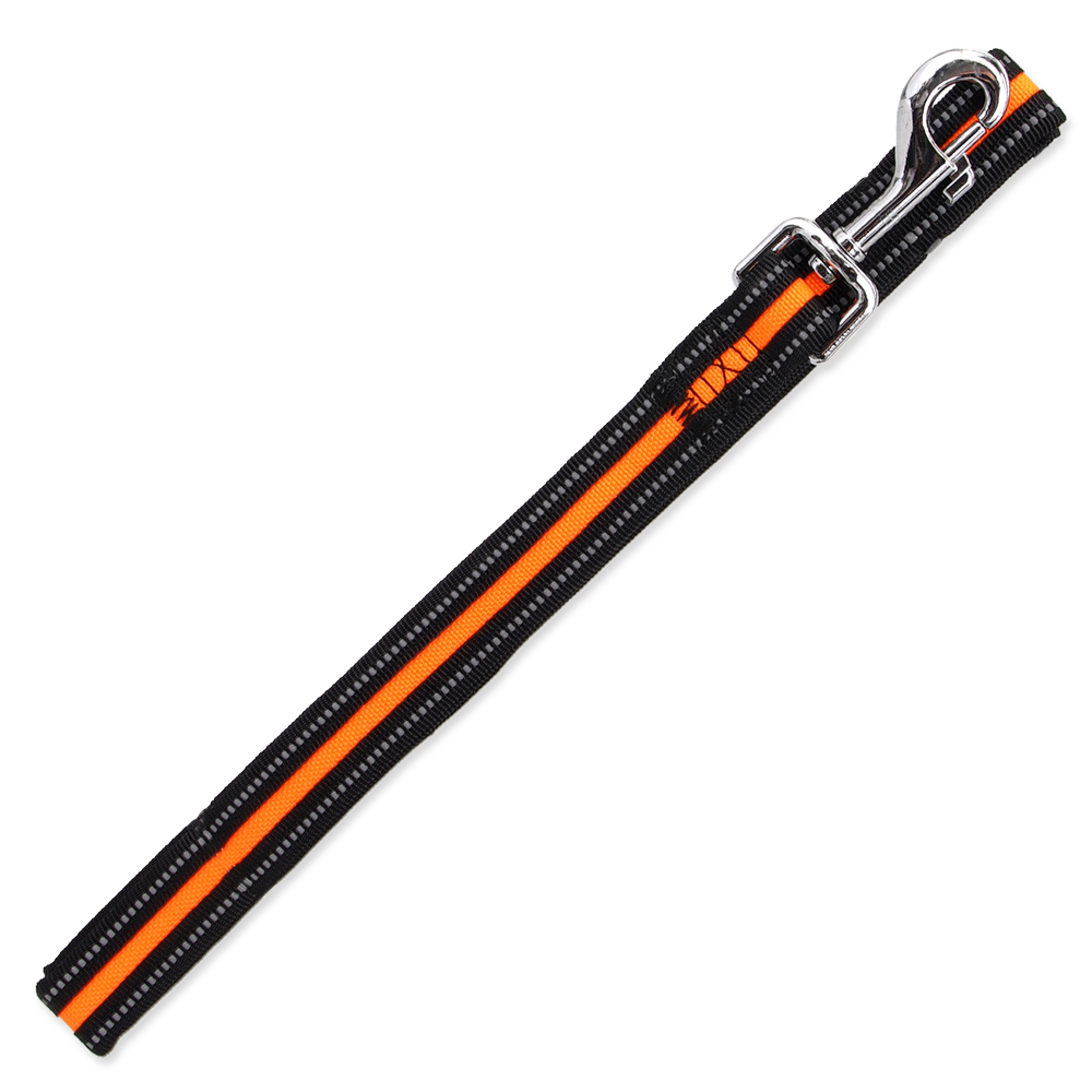 Vodítko DOG FANTASY Neoprene oranžové M/L