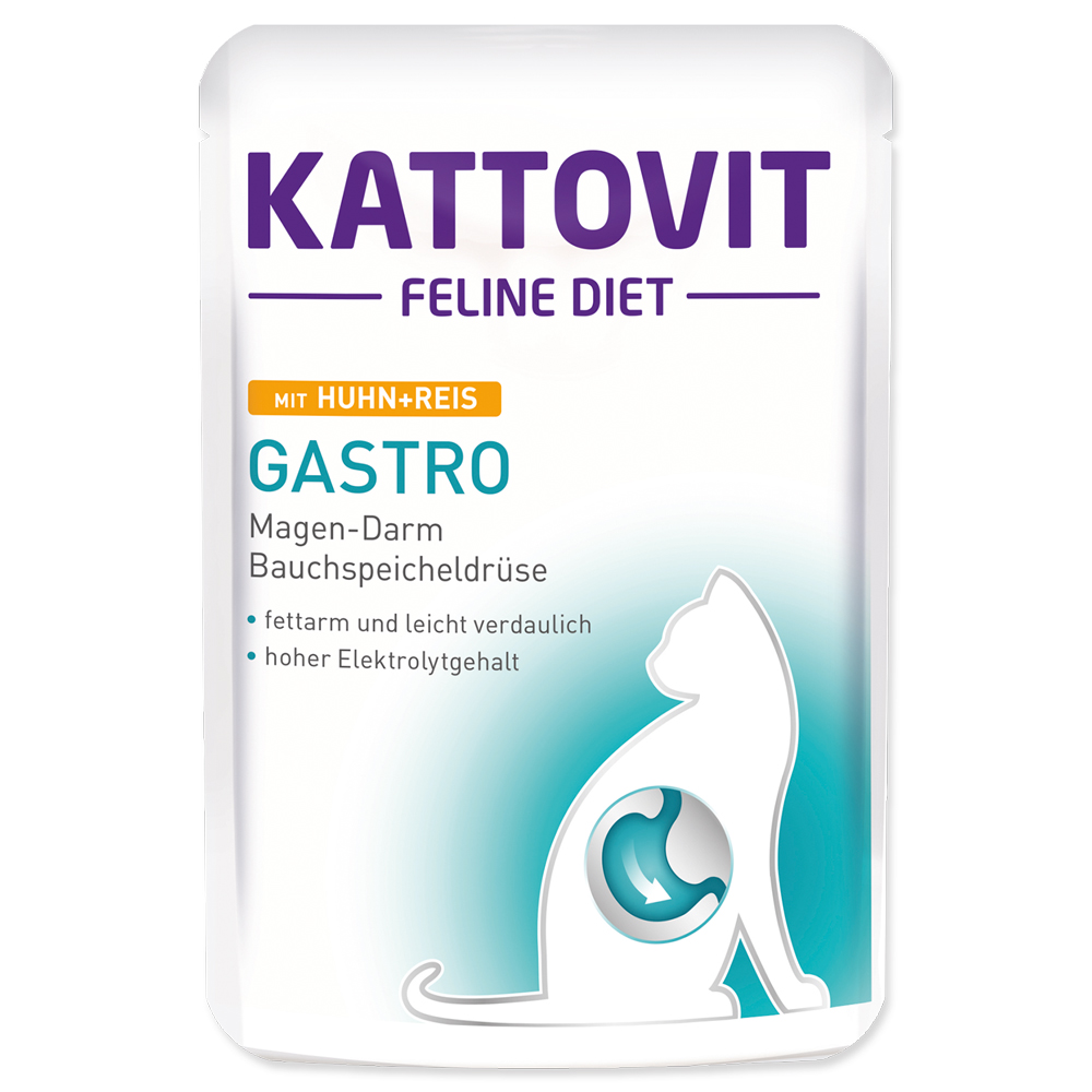 Kapsička KATTOVIT Gastro kuře / rýže 85g