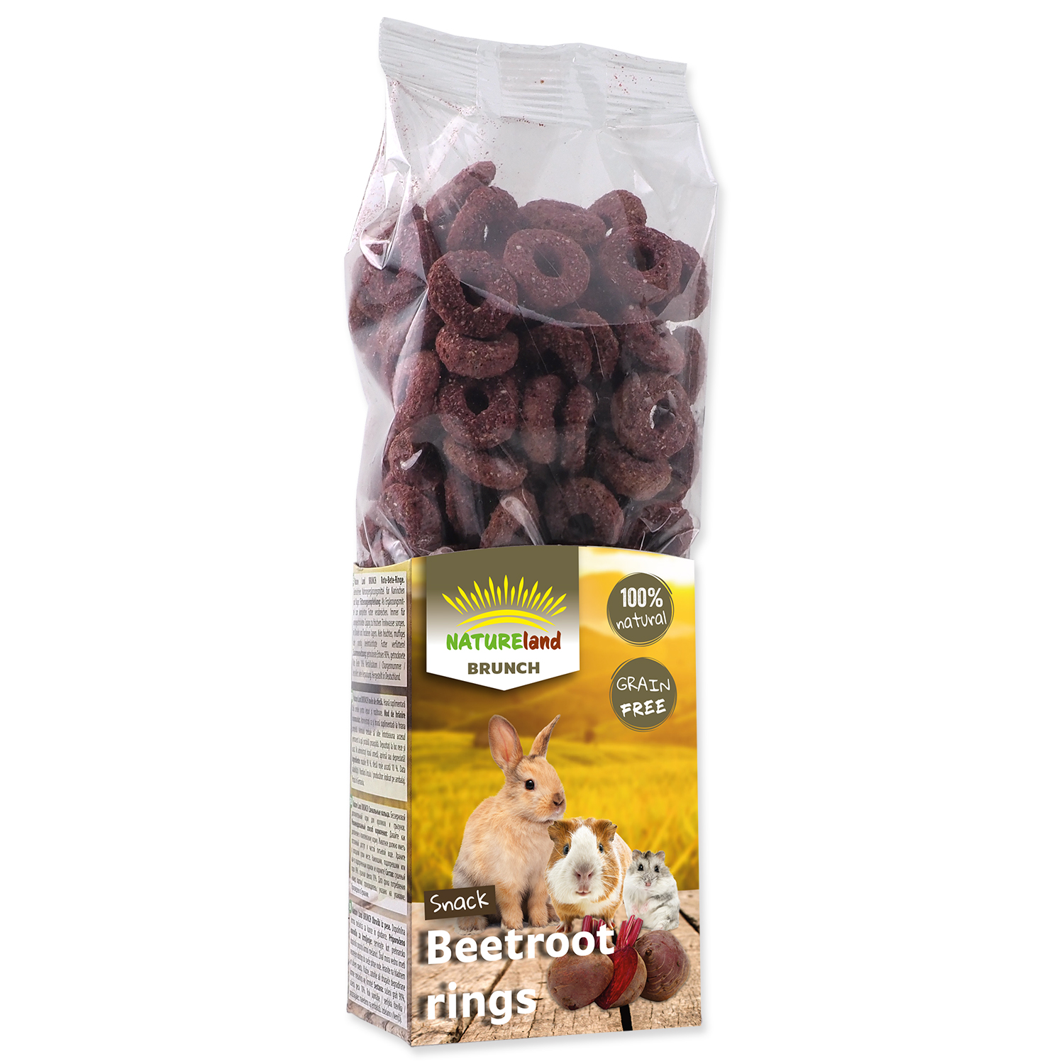 Pochoutka NATURE LAND Brunch řepové kroužky 105g