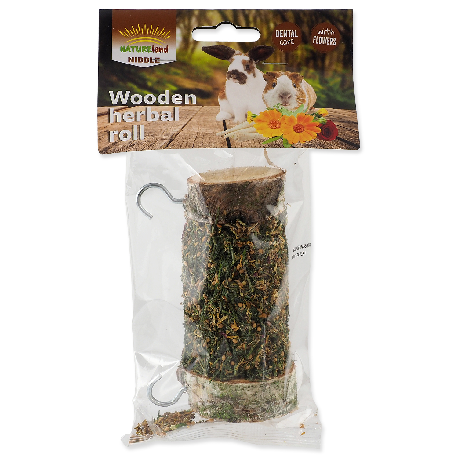 Pochoutka NATURE LAND Nibble válec s bylinkami 120g