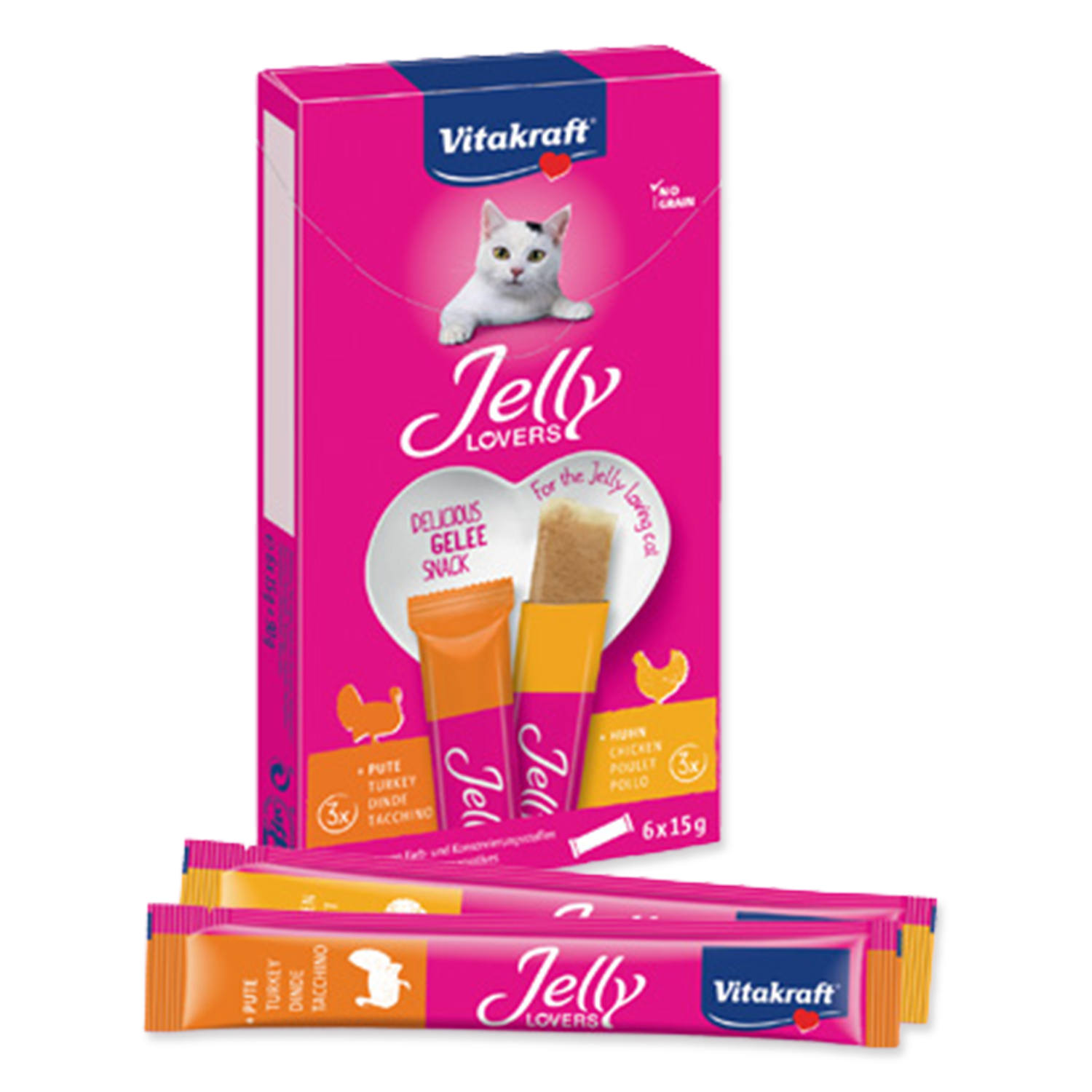 VITAKRAFT Jelly Lovers MP kuře / krůta 90g