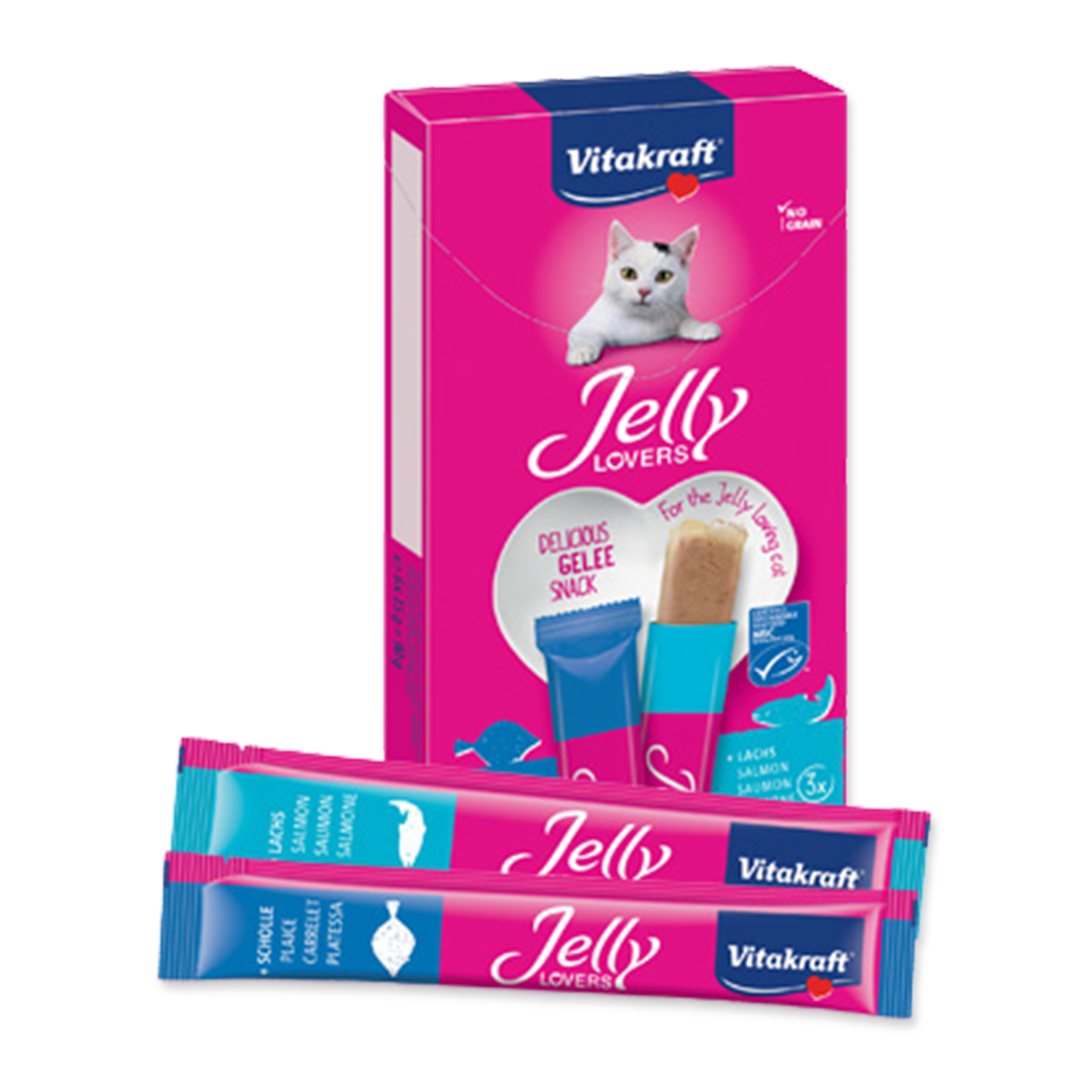 VITAKRAFT Jelly Lovers MP losos / platýs 90g
