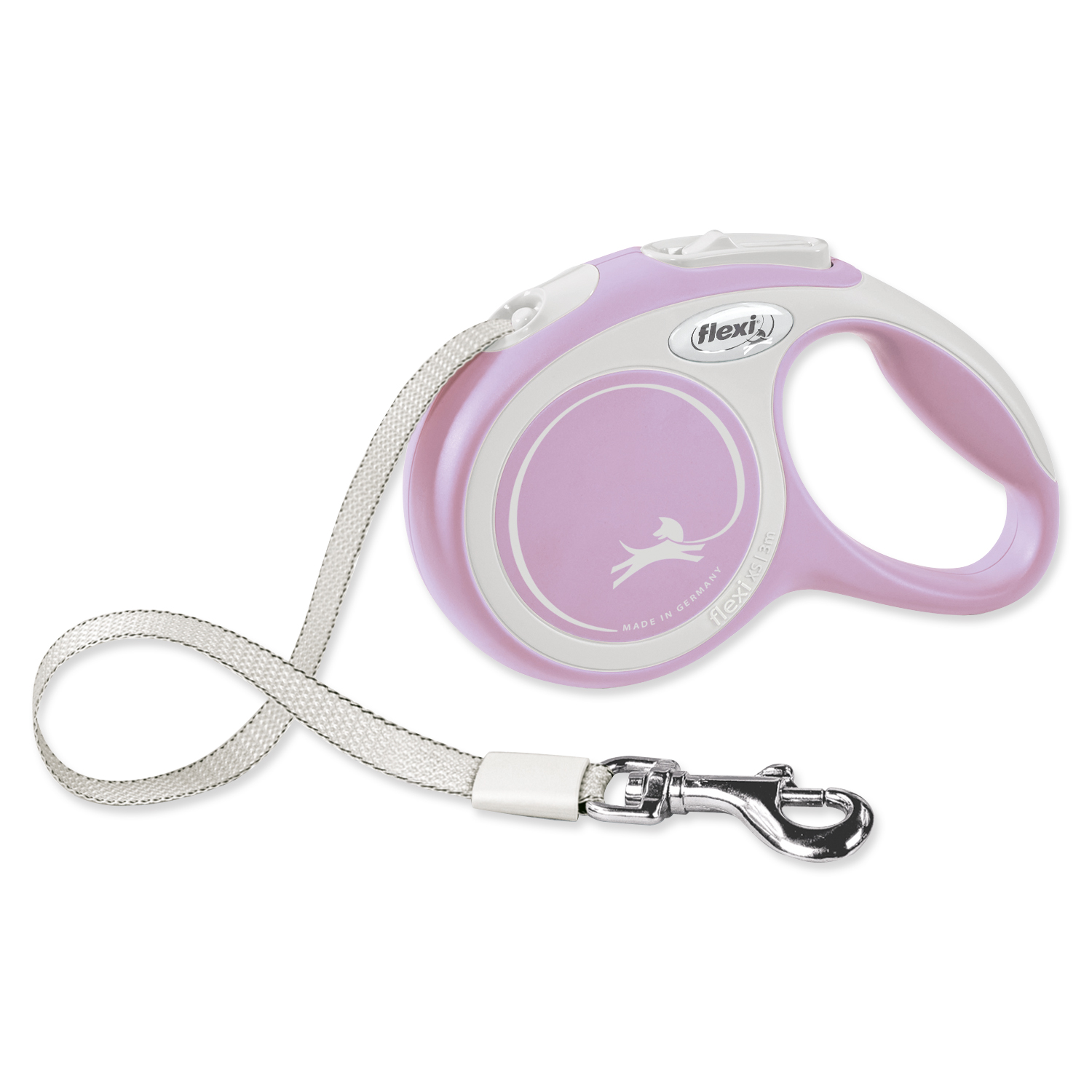 Vodítko FLEXI New Comfort páska růžové XS - 3 m