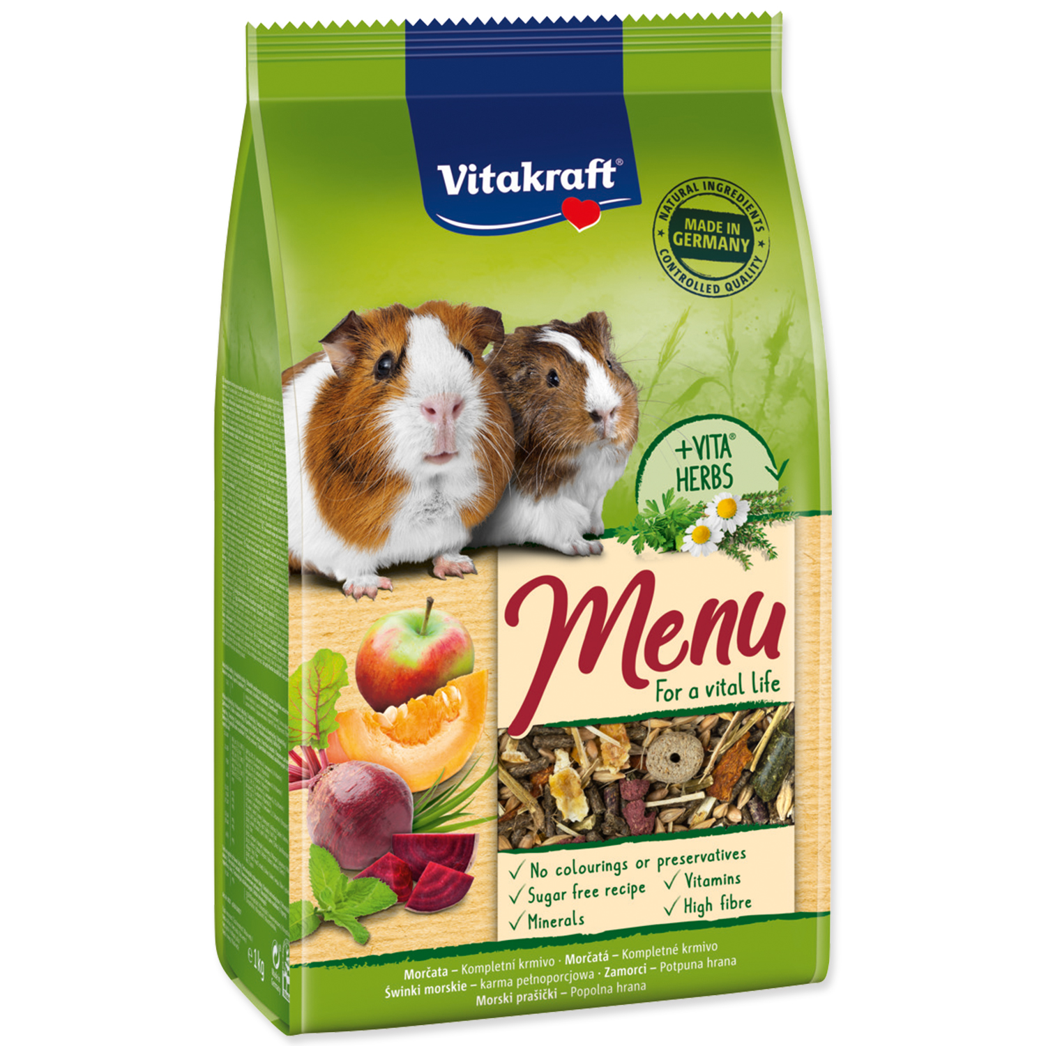 Menu VITAKRAFT Guinea Pig bag 1kg