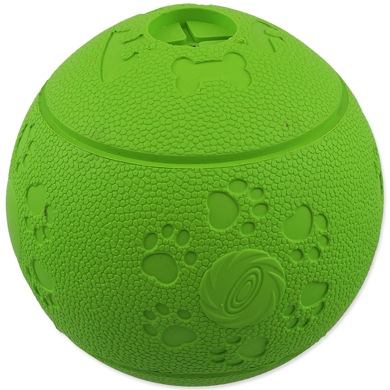 Míček DOG FANTASY na pamlsky zelený 6cm