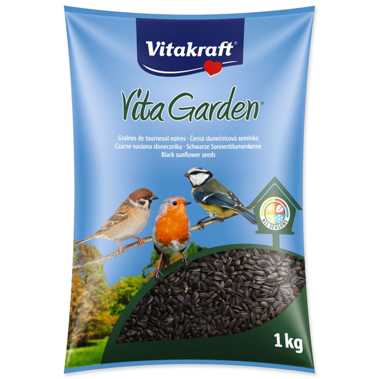 Krmivo VITAKRAFT Vita Garden slunečnice černá 1kg
