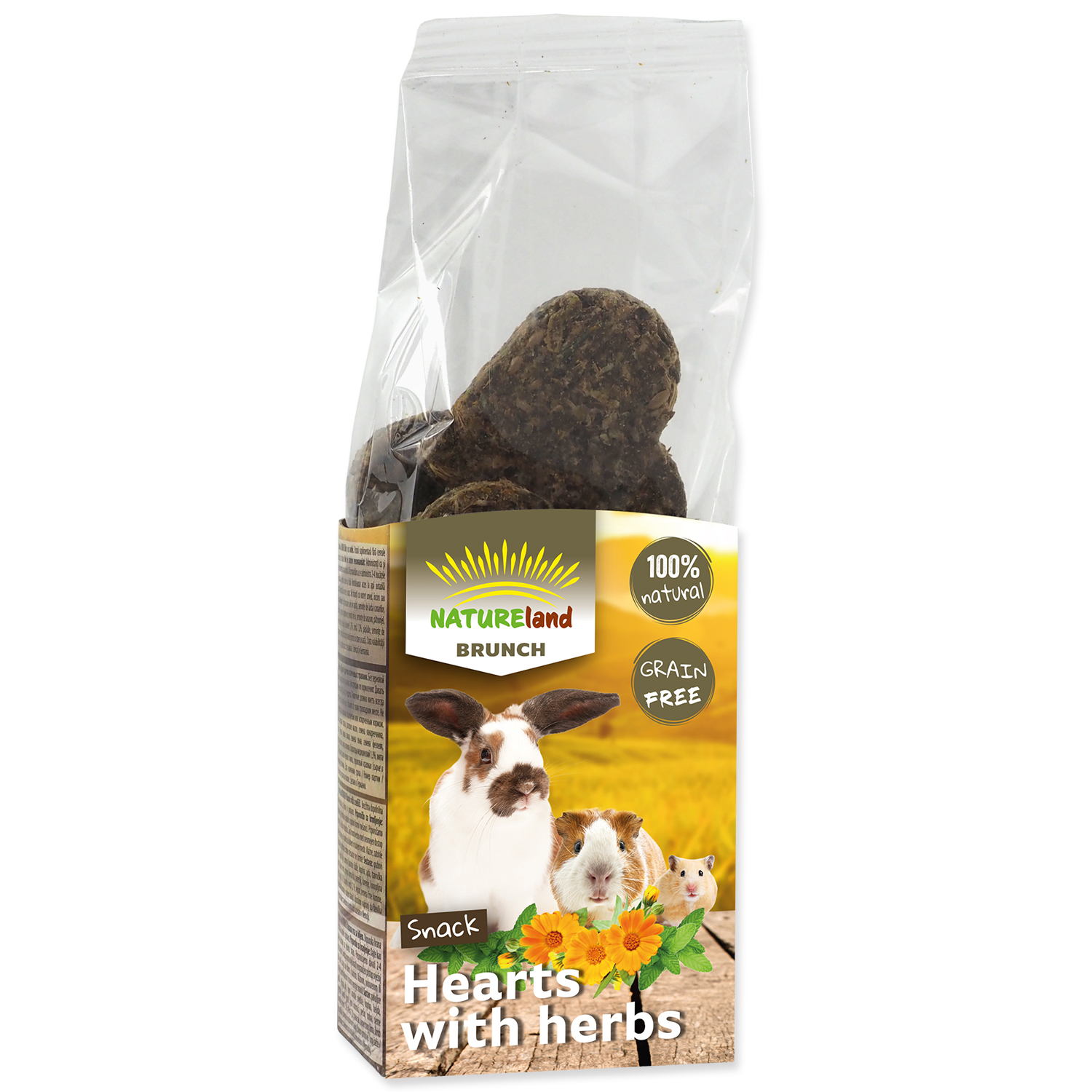 Pochoutka NATURE LAND Brunch Srdíčka s měsíčkem 105g
