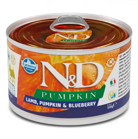 Konzerva N&D Pumpkin Lamb & Blueberry 140g