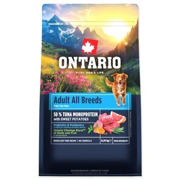 Ontario Adult All Breeds Monoprotein Turkey & Sweet Potatoes 0,75 kg