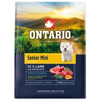 Ontario Senior Mini Lamb & Brown Rice 2,25 kg