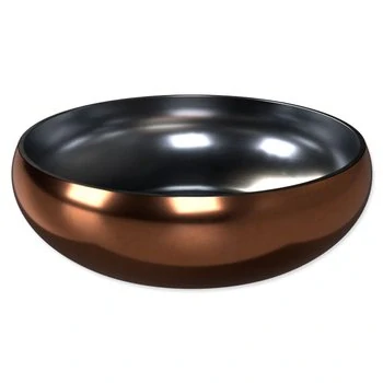 Miska Dog Fantasy s dvojitou stěnou rosegold 18cm, 1200ml