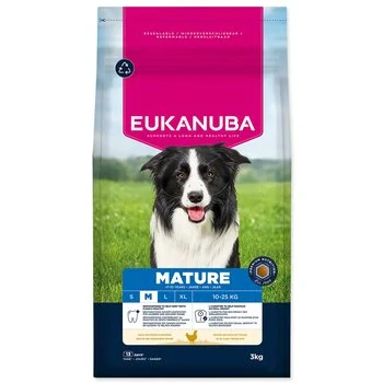 Krmivo EUKANUBA Mature Medium rich in fresh chicken 3kg