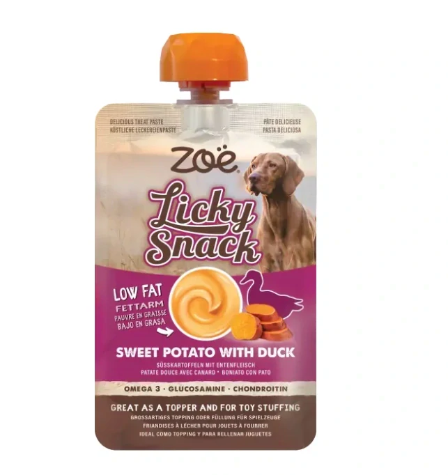 Pochoutka Zoë Licky Snack batáty s kachním masem, 85 g
