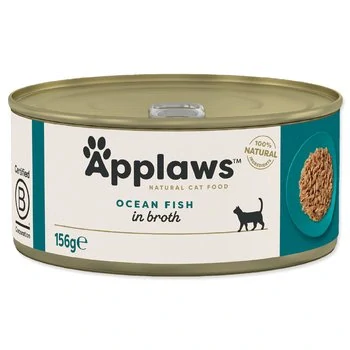 Konzerva Applaws Cat mořské ryby 156g