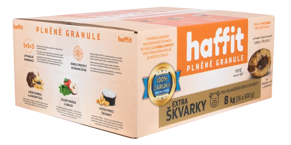 HAFFIT - PLNĚNÉ GRANULE - EXTRA ŠKVARKY