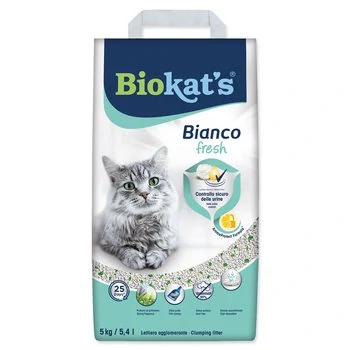Podestýlka Biokat's Bianco Fresh Control 5kg