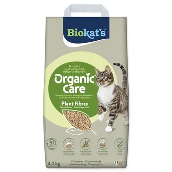Podestýlka Biokat's Organic Care Plant Fibres 3,2kg