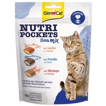Pochoutka GimCat Nutri Pockets Sea Mix 150g