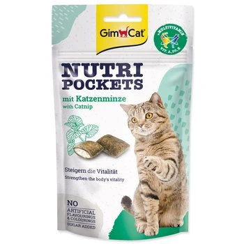 Pochoutka GimCat Nutri Pockets se šantou 60g