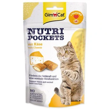Pochoutka GimCat Nutri Pockets se sýrem 60g