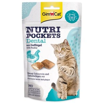Pochoutka GimCat Nutri Pockets Dental 60g