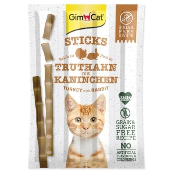Pochoutka GimCat krůta a králík, tyčinky 4ks