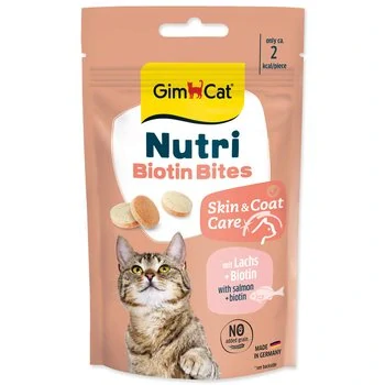 Pochoutka GimCat Nutri Biotin Bites 40g