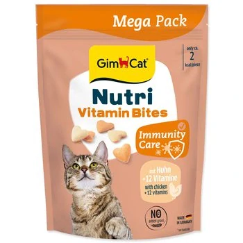 Pochoutka GimCat Nutri Multi-Vitamin Bites s kuřetem 425g