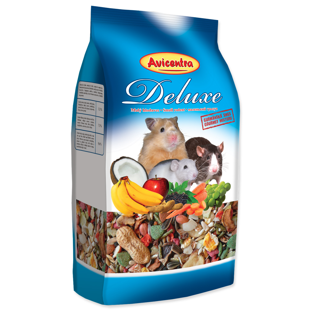 AVICENTRA deluxe pro malé hlodavcem 500g