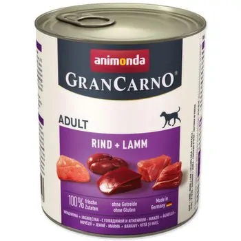 Konzerva ANIMONDA Gran Carno hovězí + jehně 800g