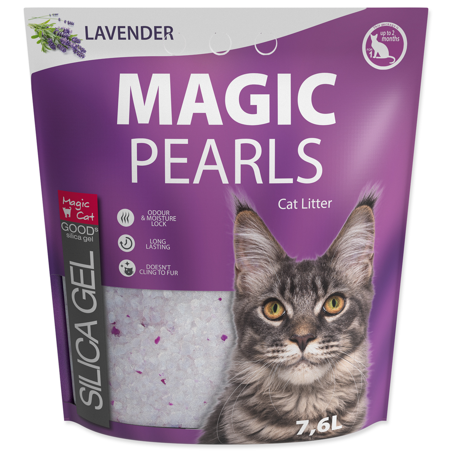 Kočkolit MAGIC PEARLS Lavender 7,6l 3kg