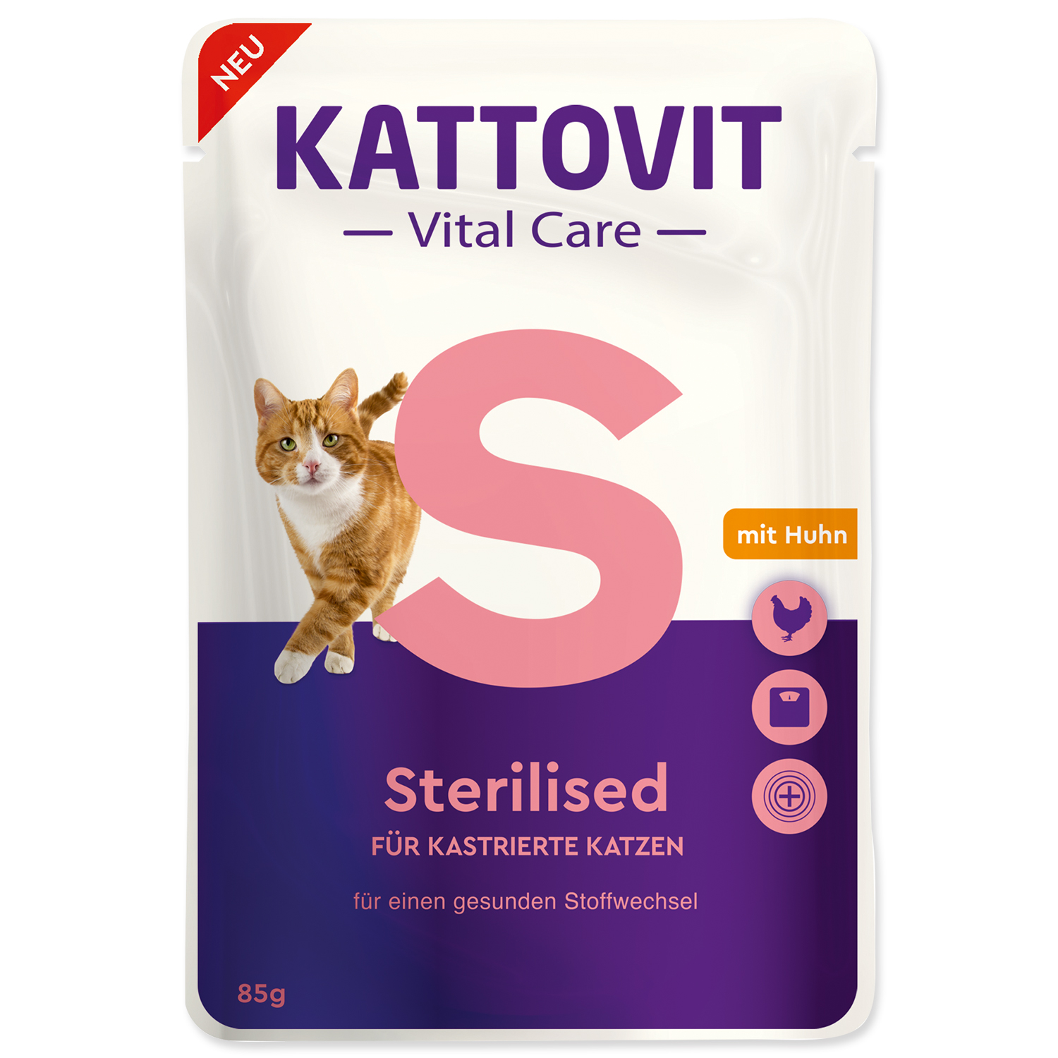 Kattovit Vital Care Sterilised kuře 85 g