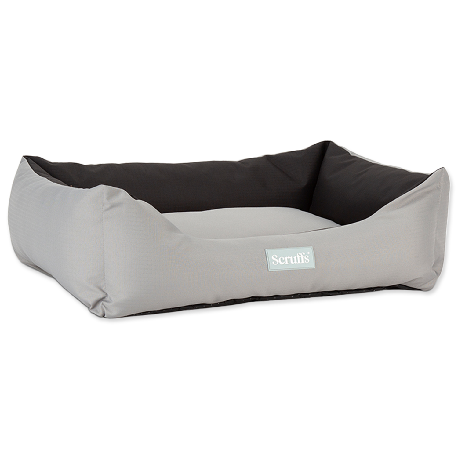 Pelíšek SCRUFFS Expedition Box Bed Storm Grey L 75 x 60cm