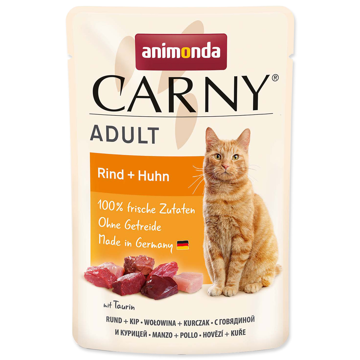 Kapsička ANIMONDA Carny Adult - hovězí + kuře 85g