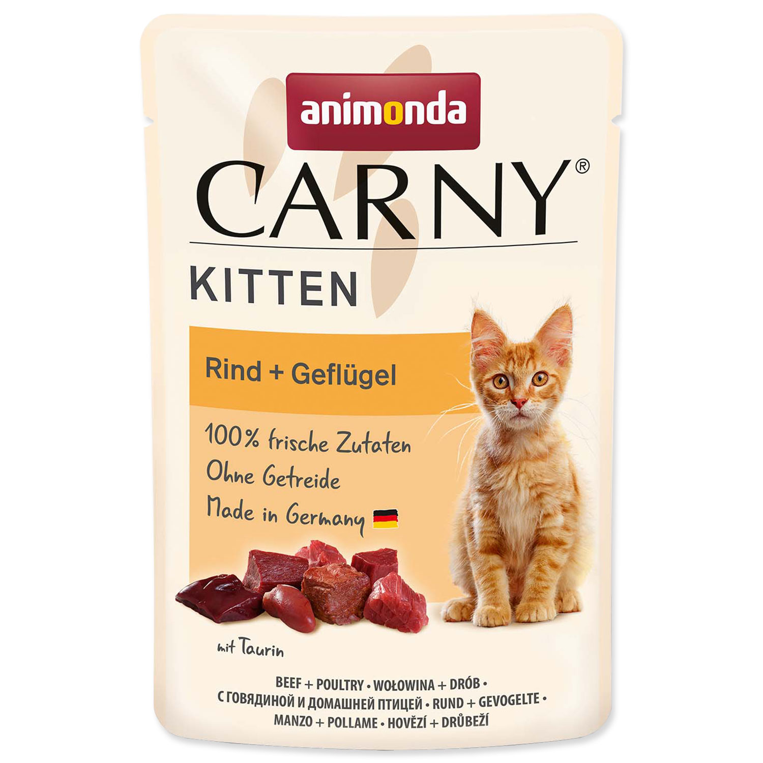Kapsička ANIMONDA Carny Kitten - drůbeží koktejl 85g