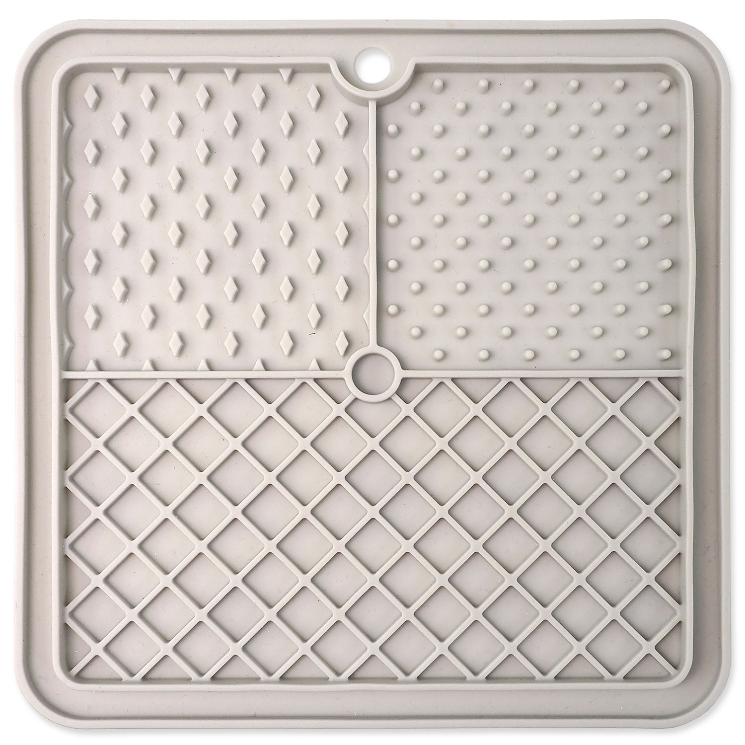 Podložka EPIC PET Lick & Snack lízací čtverec světle šedý 20 x 20cm