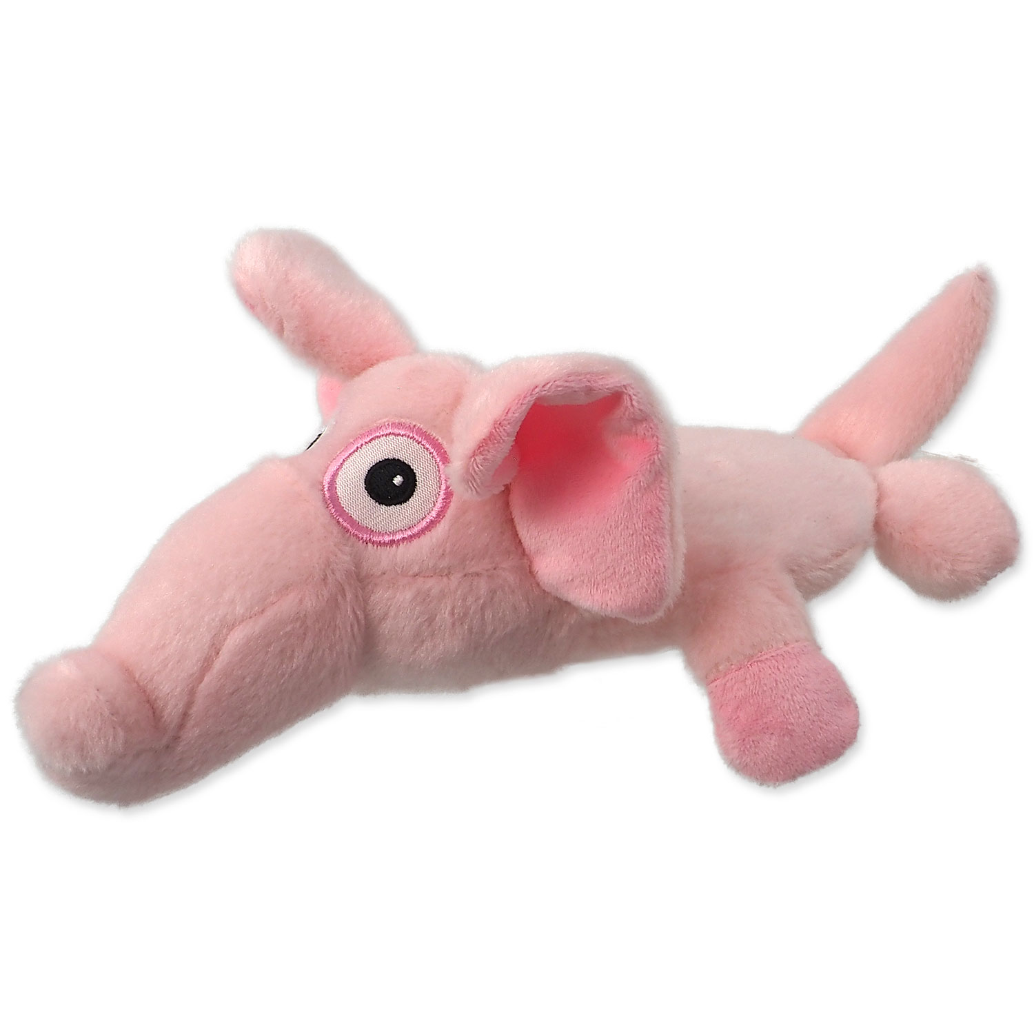 Hračka Silent Squeak Dog Fantasy slon růžový 26cm