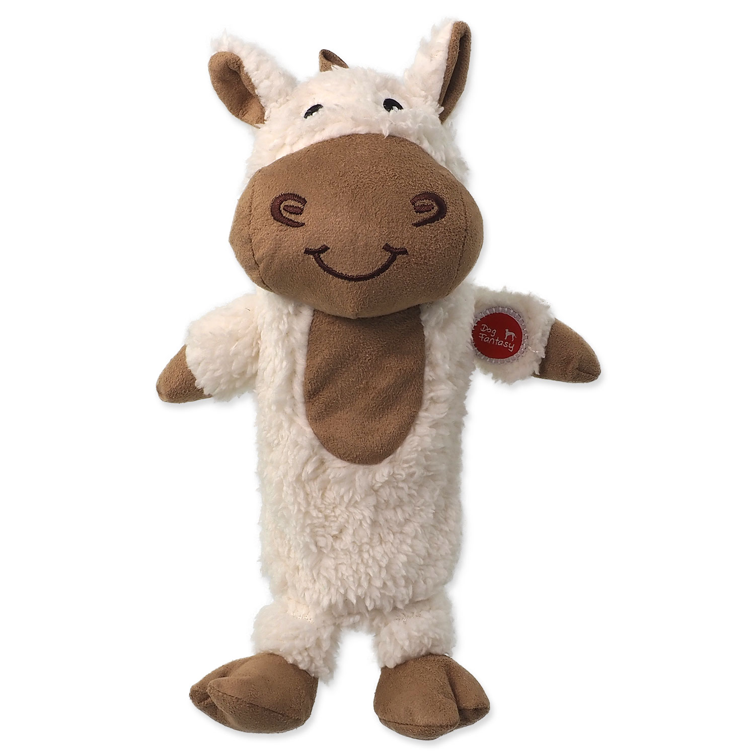 Hračka Dog Fantasy Snuggle mix zvířat s plastovou lahví 26cm