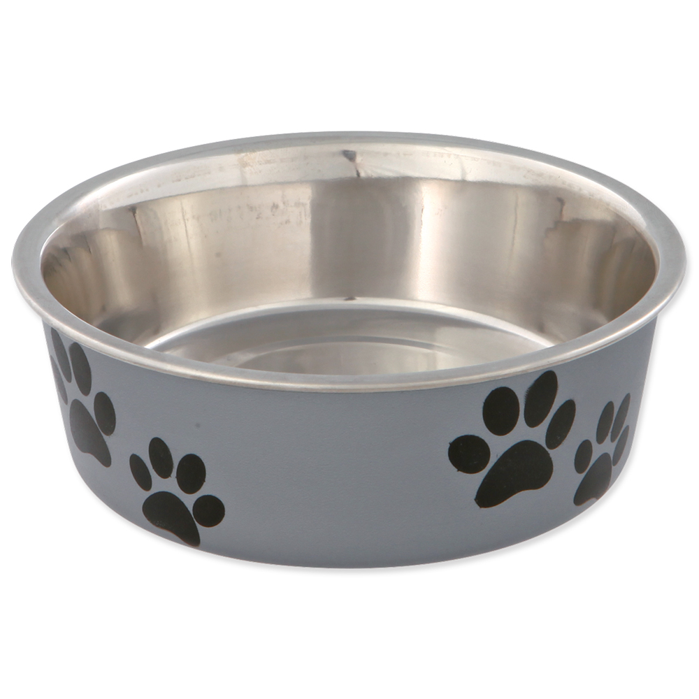 Miska TRIXIE nerezová - plastový povrch 12 cm