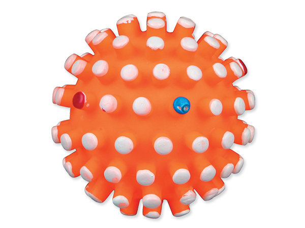 Hračka TRIXIE míček s bodlinami vinylový 10 cm