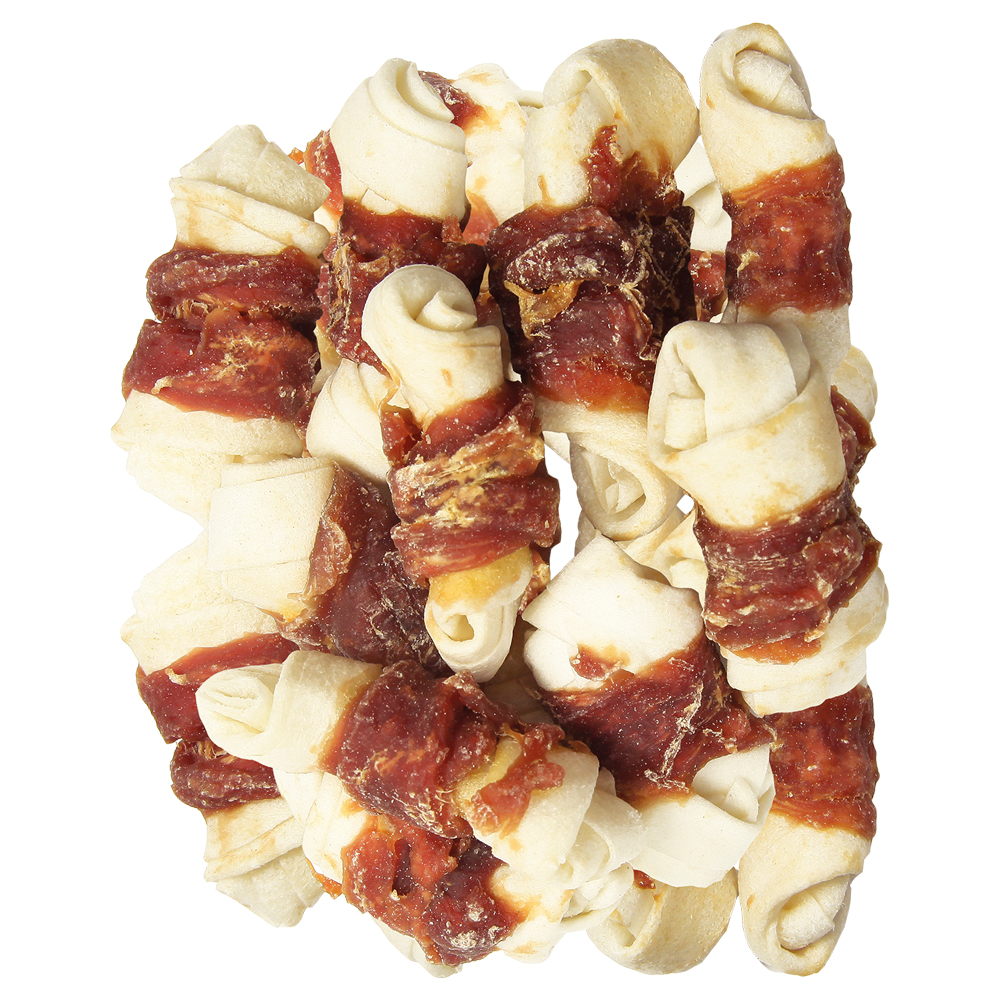 Pochoutka RASCO Premium uzle bůvolí 5cm s kachním masem 230g