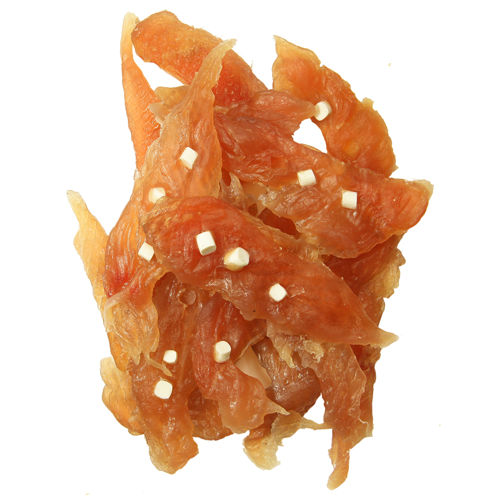 Pochoutka RASCO Premium proužky kuřecí se sýrem 80g